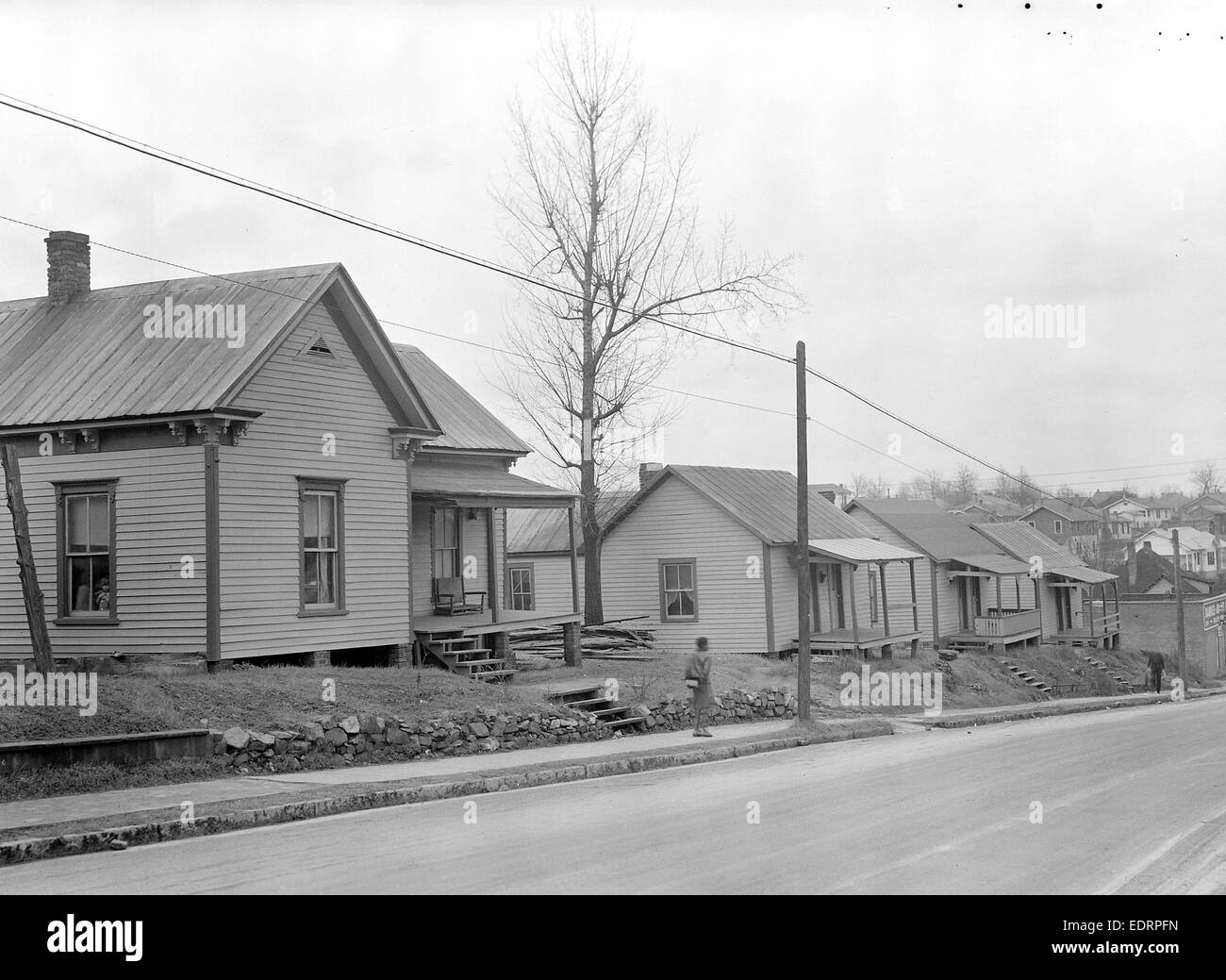 High Point, North Carolina Housing. Row of companyowned homes of