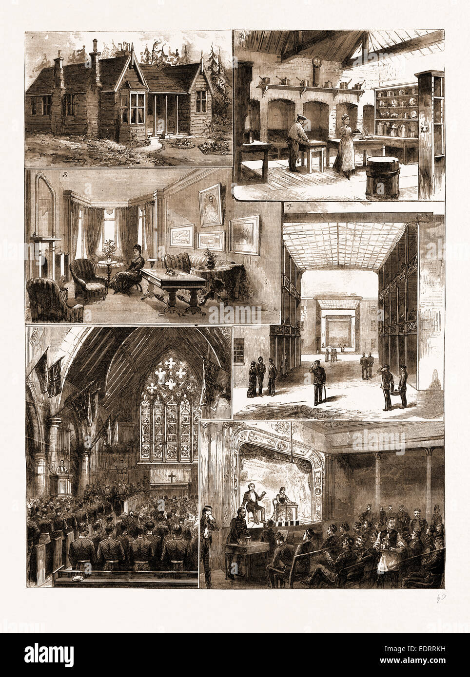 THE QUEEN'S PAVILION, AT ALDERSHOT, UK, 1883 1. The Queen's Pavilion