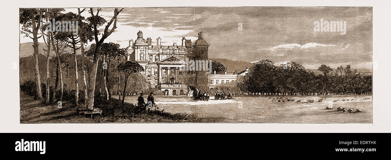 DUFF HOUSE, BANFF, SCOTLAND, THE SEAT OF THE EARL OF FIFE, LATELY