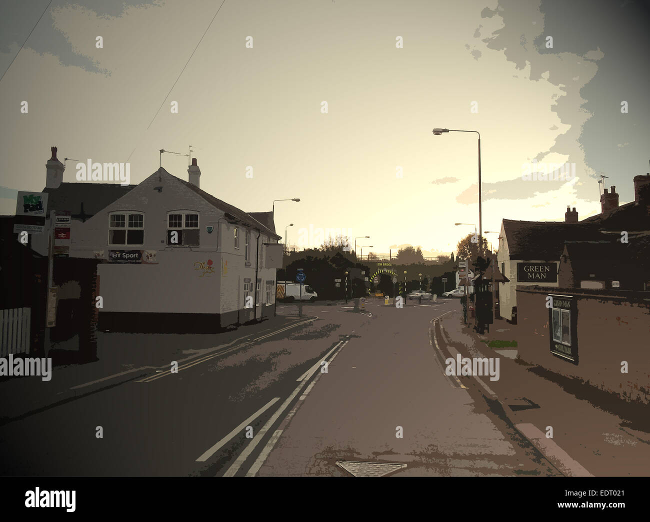 Willington Village Centre, The hub of the village viewed here from