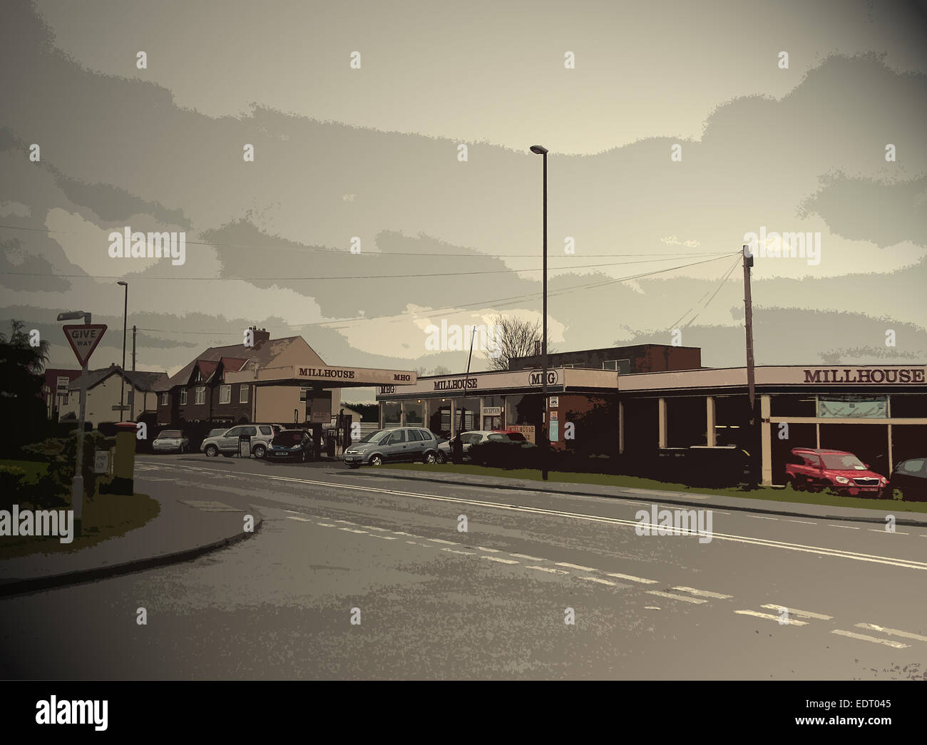 Millhouse garage hires stock photography and images Alamy