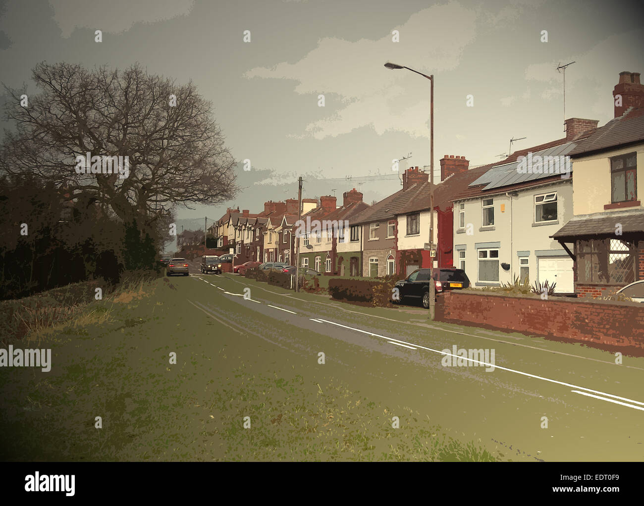 Kilburn Lane in Openwoodgate, Kilburn Lane in Openwoodgate, near to