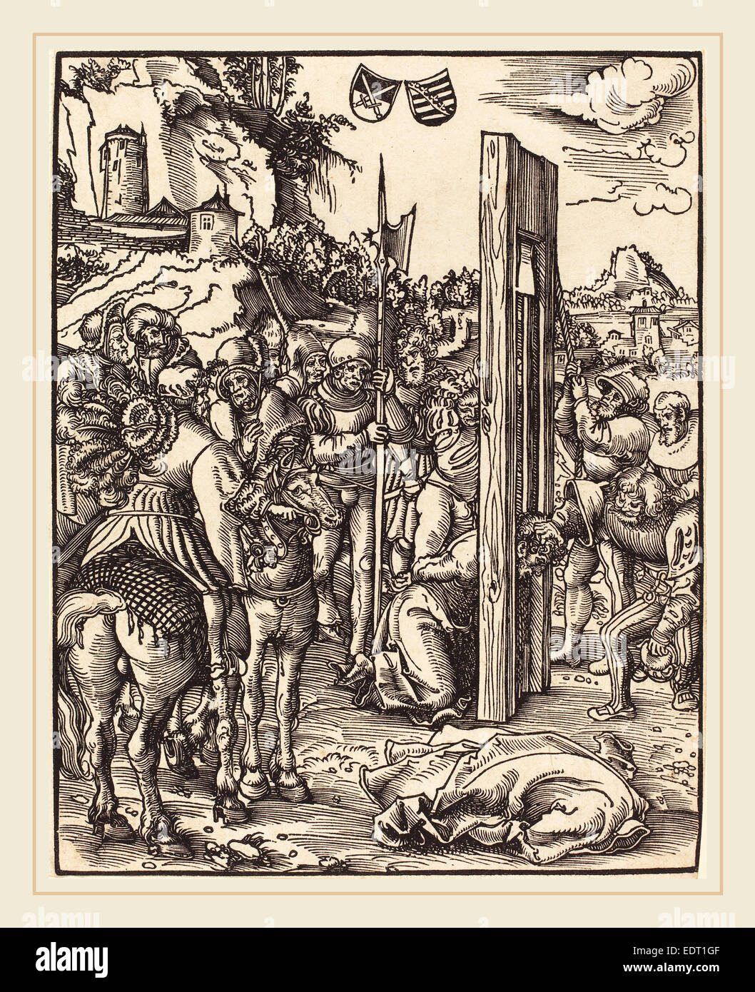 Lucas Cranach the Elder (German, 1472-1553), Saint Matthias, woodcut