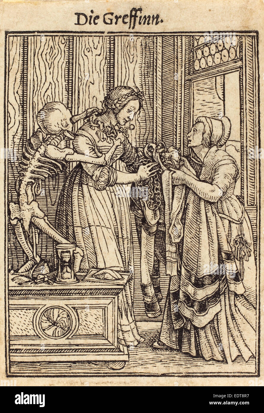 Hans Holbein the Younger (German, 1497-1498 - 1543), Countess, woodcut