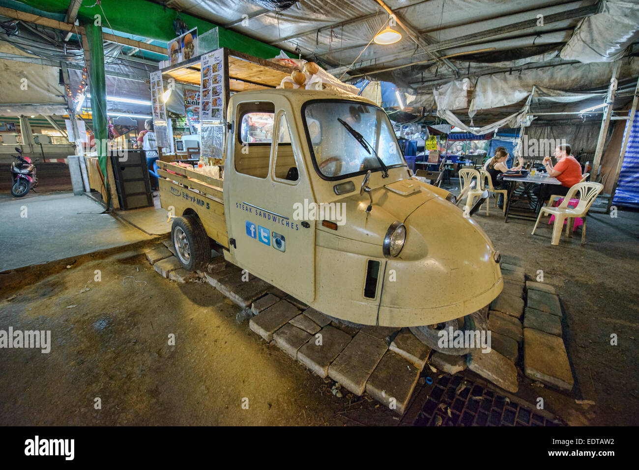 Philly cheesesteak food truck, Bangkok, Thailand Stock Photo Alamy