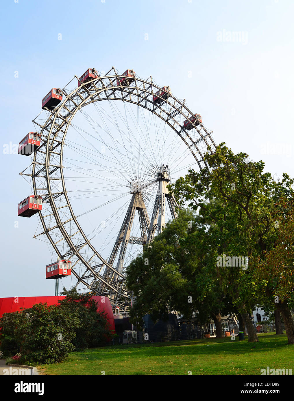 Ferris wheel, Prater park, Vienna, Austria Stock Photo