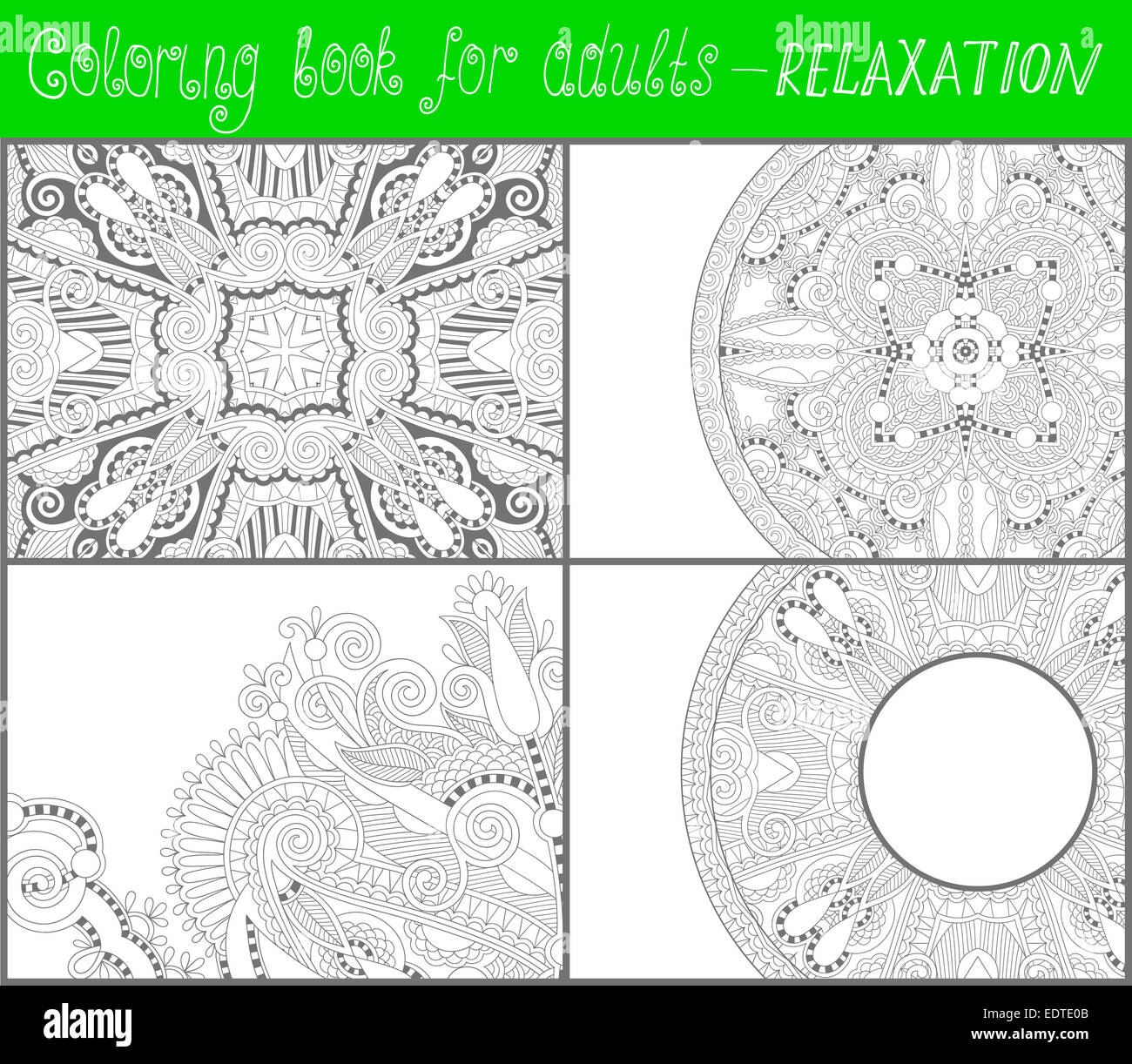 Coloring book color pencil hi-res stock photography and images