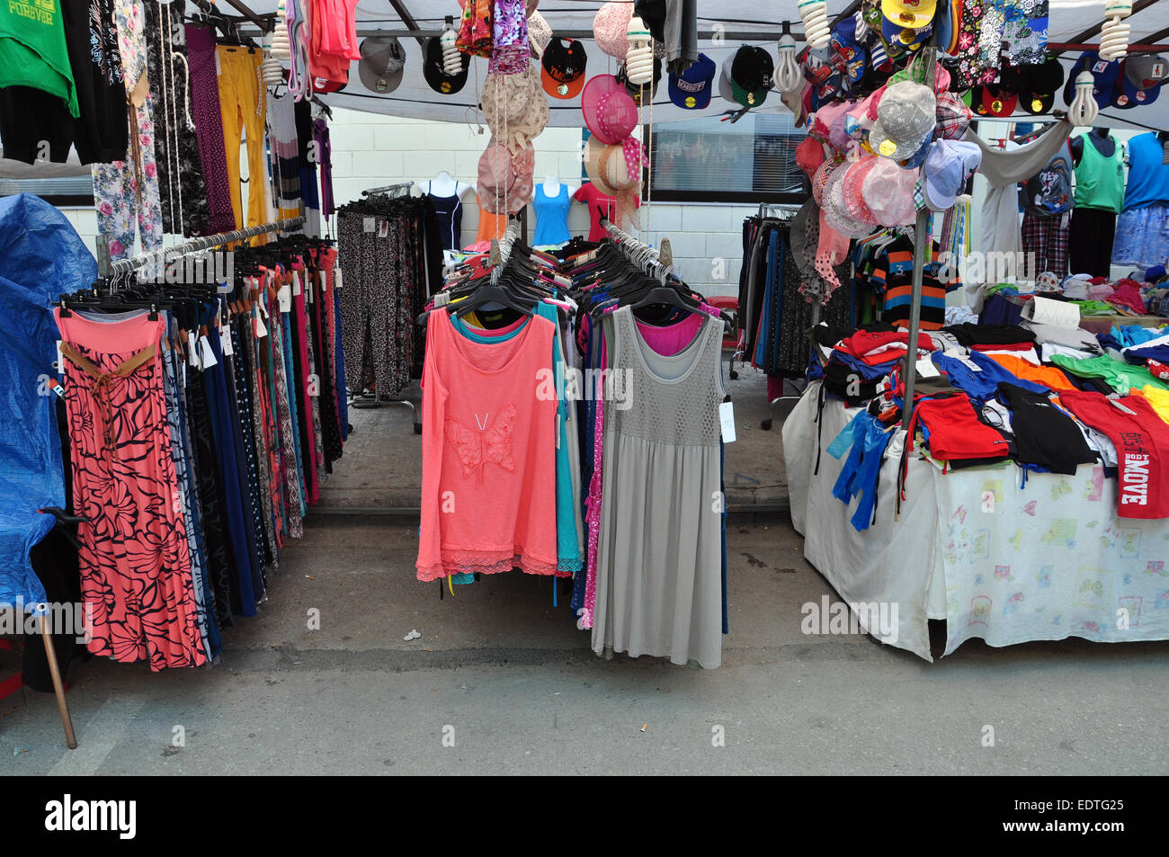 Summer street market male hires stock photography and images Alamy