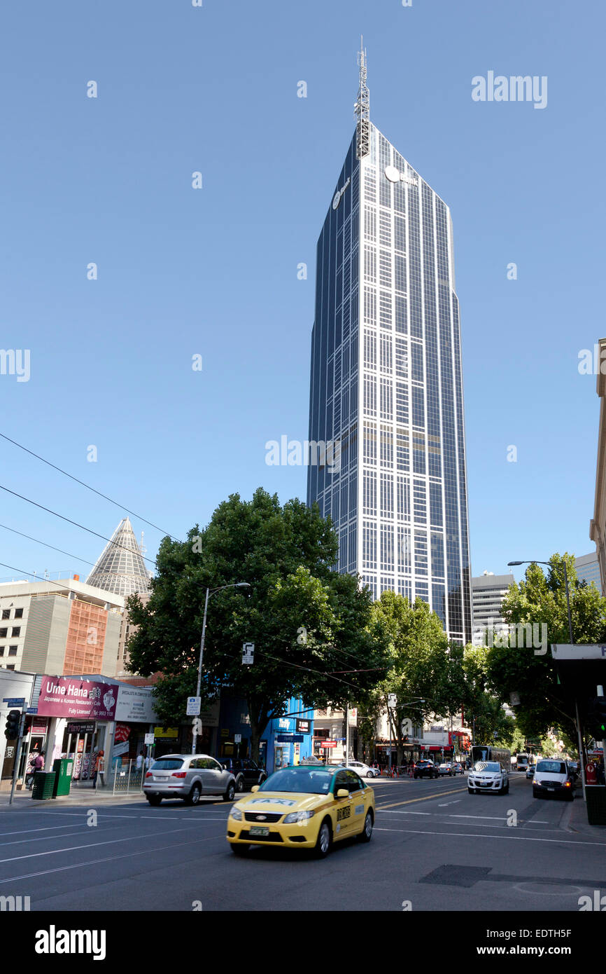 The Melbourne Central Office Tower in Melbourne, Australia Stock Photo