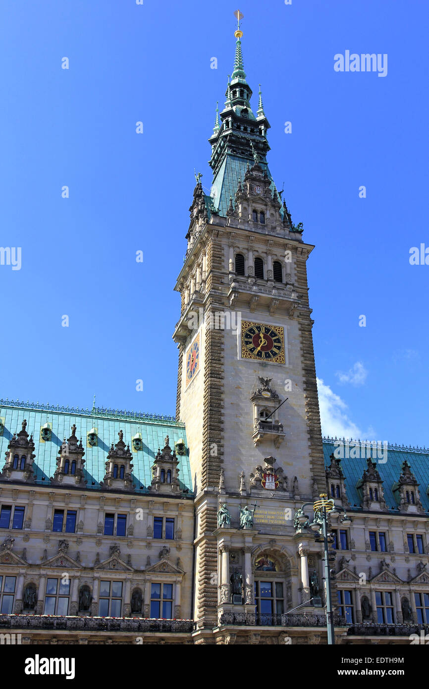 Deutschland, Hansestadt Hamburg, Rathaus,Germany, Hanseatic City Hamburg, City Hall,germany, north, northern, hansa, hanse, city Stock Photo
