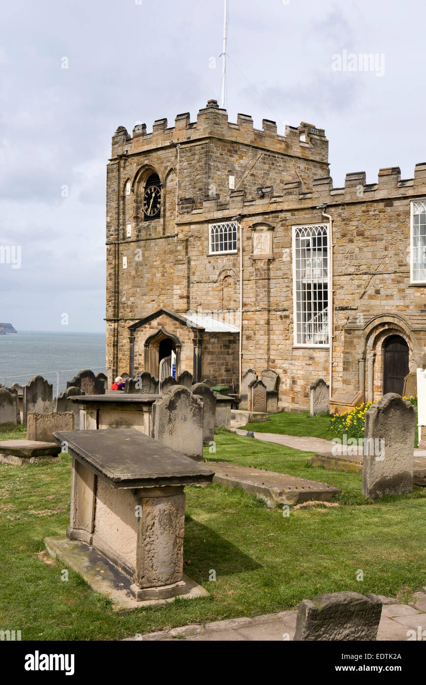 UK, England, Yorkshire, Whitby, St Mary’s Church Stock Photo Alamy