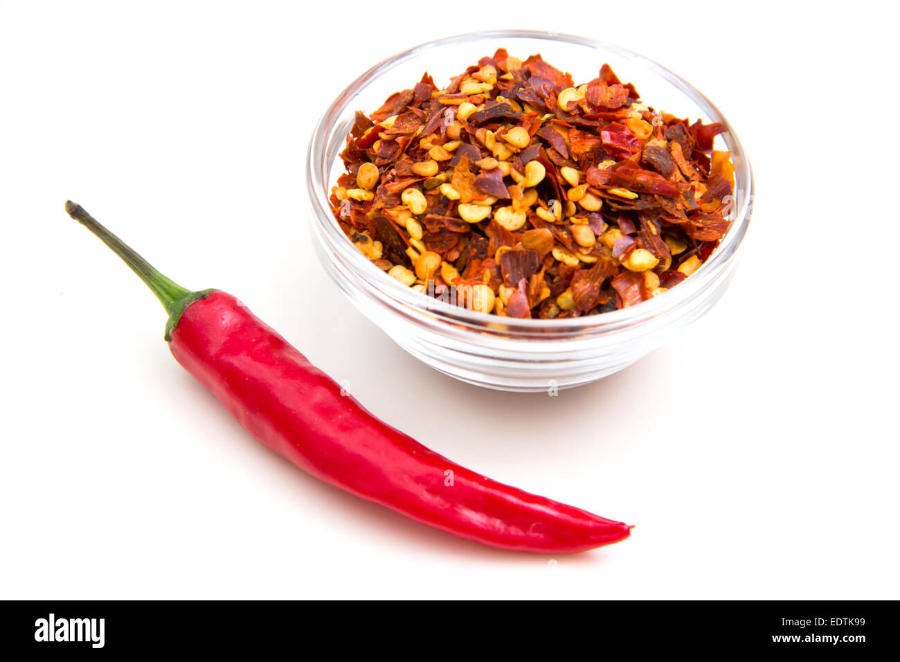 Ground hot pepper on a white background Stock Photo Alamy