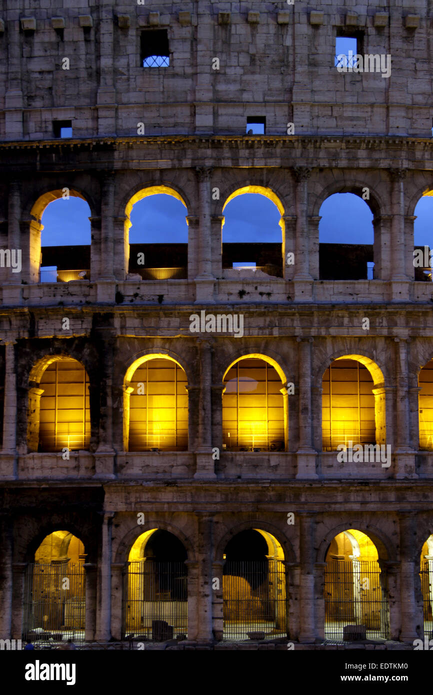 Italien, Rom, Kolosseum, Colosseo,Italy, Rome, Colosseum, Colosseo,europe, italy, lazio, colosseo, amphitheatre, city, capital, Stock Photo