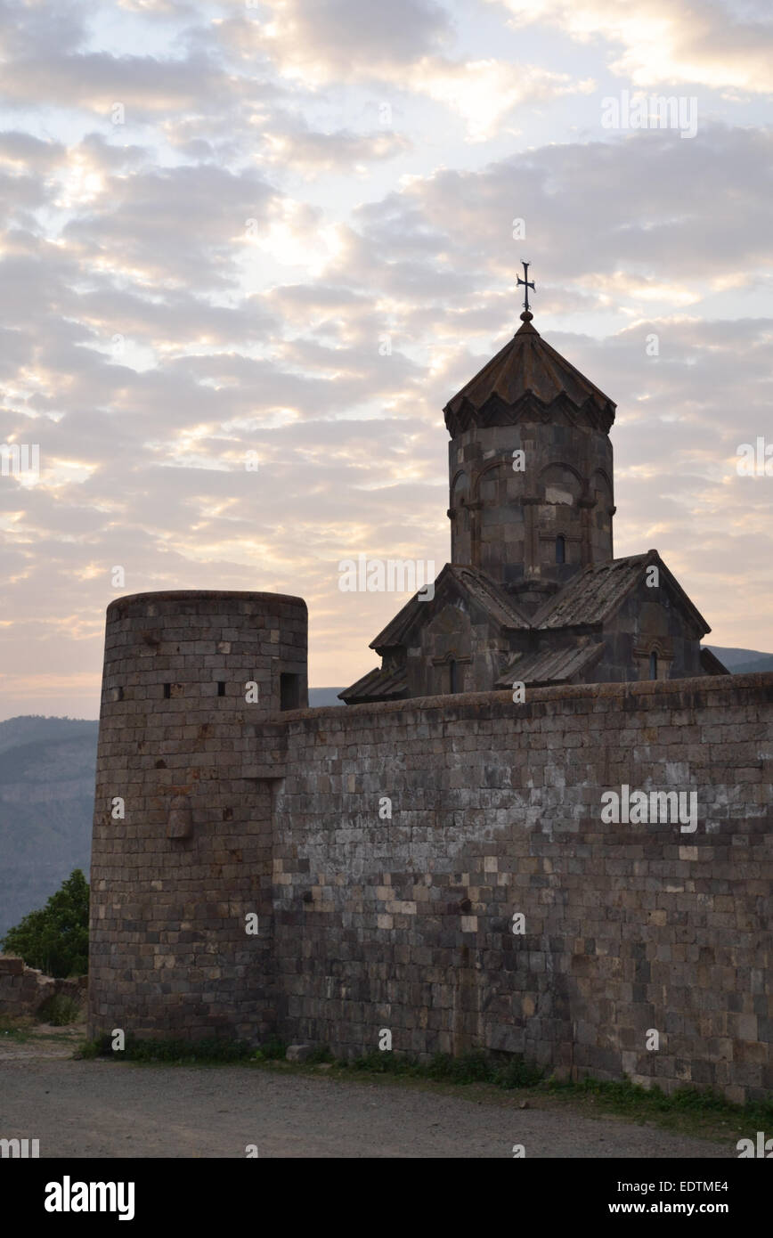 Ancient Monastery Tatev in Armenia Stock Photo
