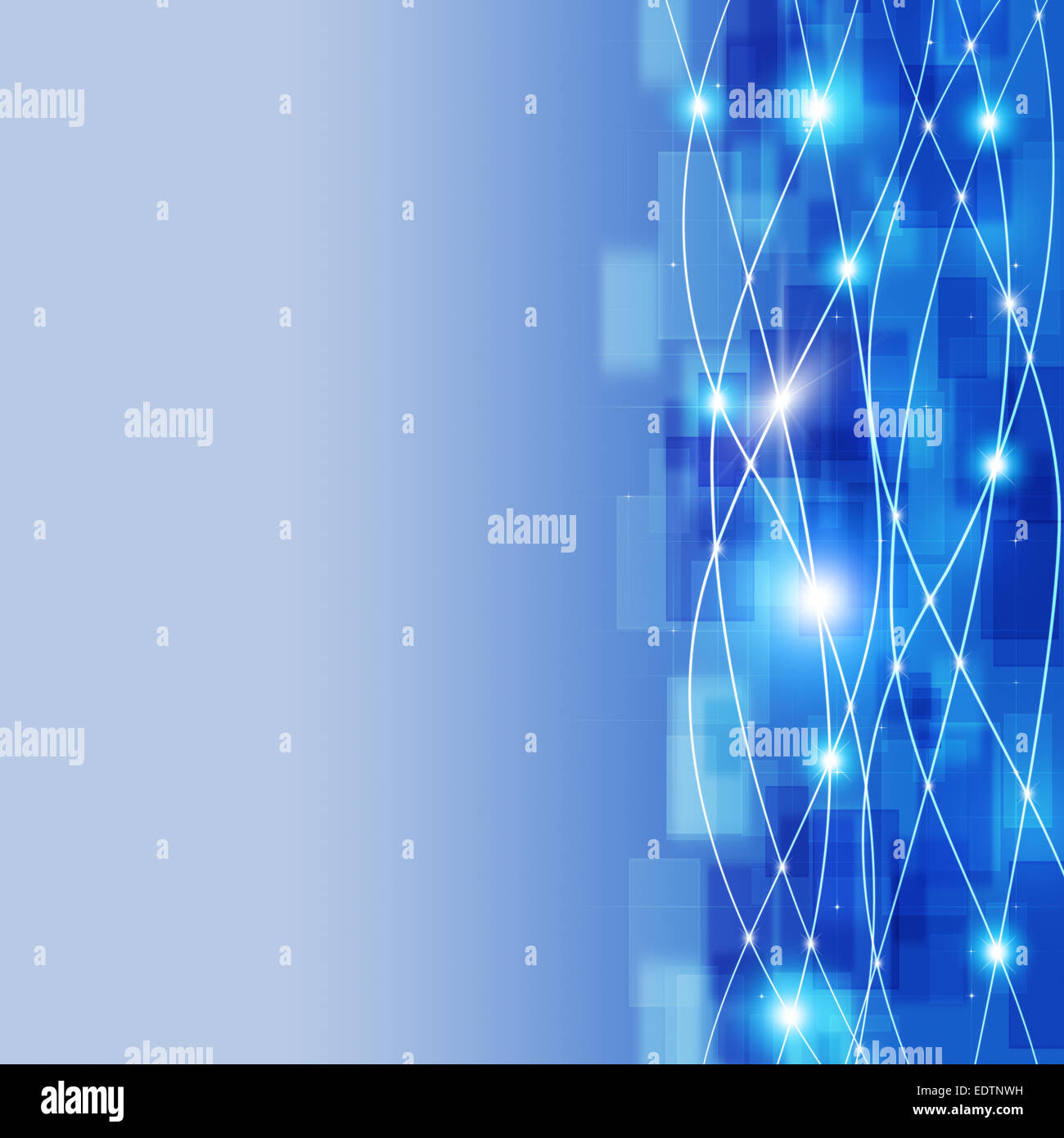 abstract technology world global network connection blue background ...