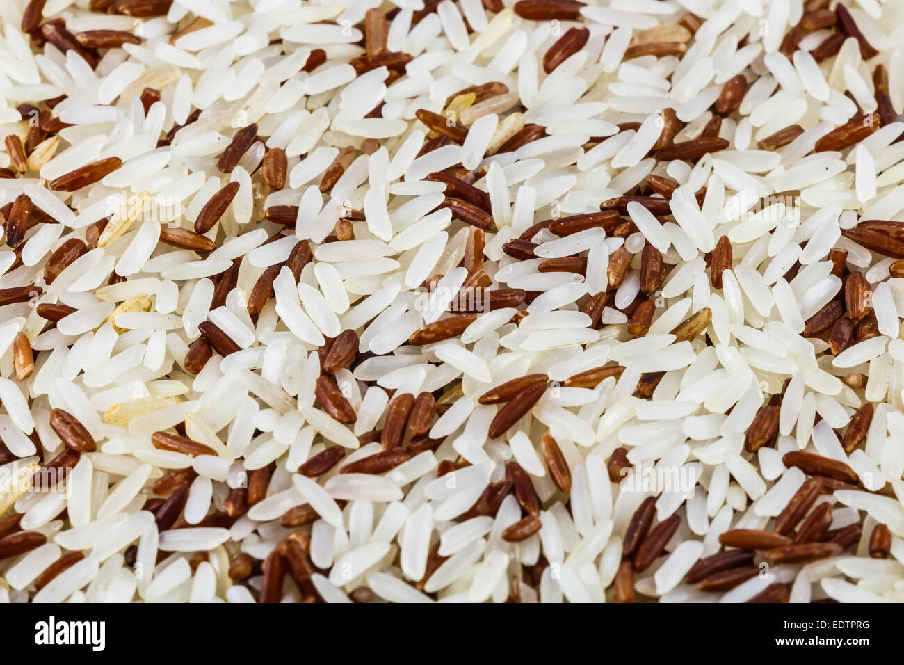 close up of brown rice (milled rice imperfectly cleaned Stock Photo Alamy