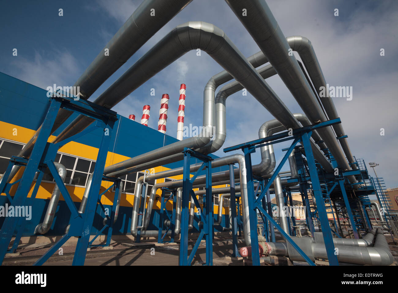 Fuel pipeline Stock Photo Alamy