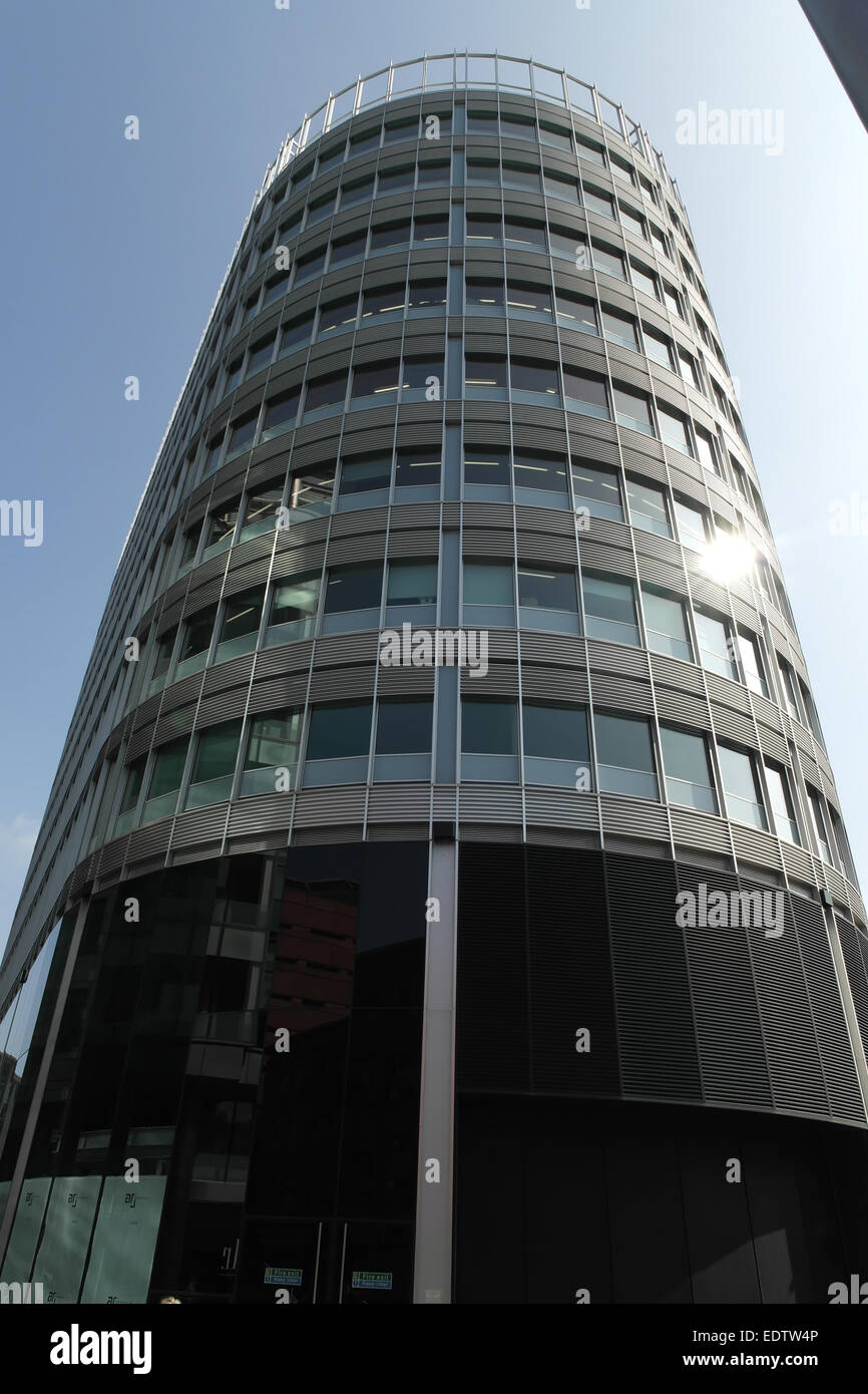 Blue sky portrait circular corner '3 Hardman Square', Gartside Street ...