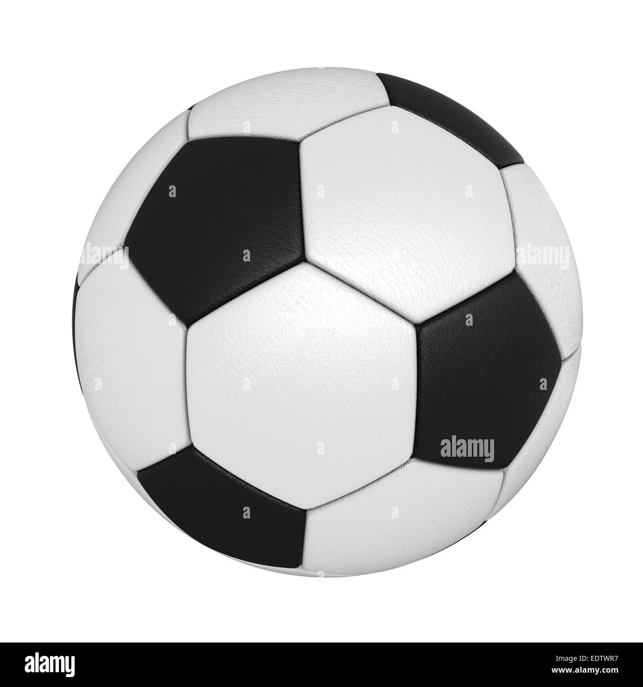 3d render of soccer ball isolated over white background Stock Photo - Alamy
