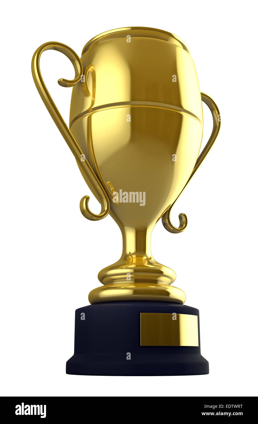 3d render of champion cup isolated over white background Stock Photo Alamy