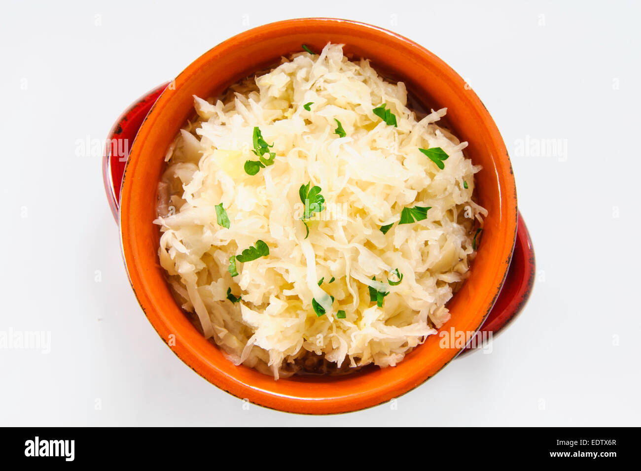 Homemade fermented cabbage sauerkraut Stock Photo Alamy