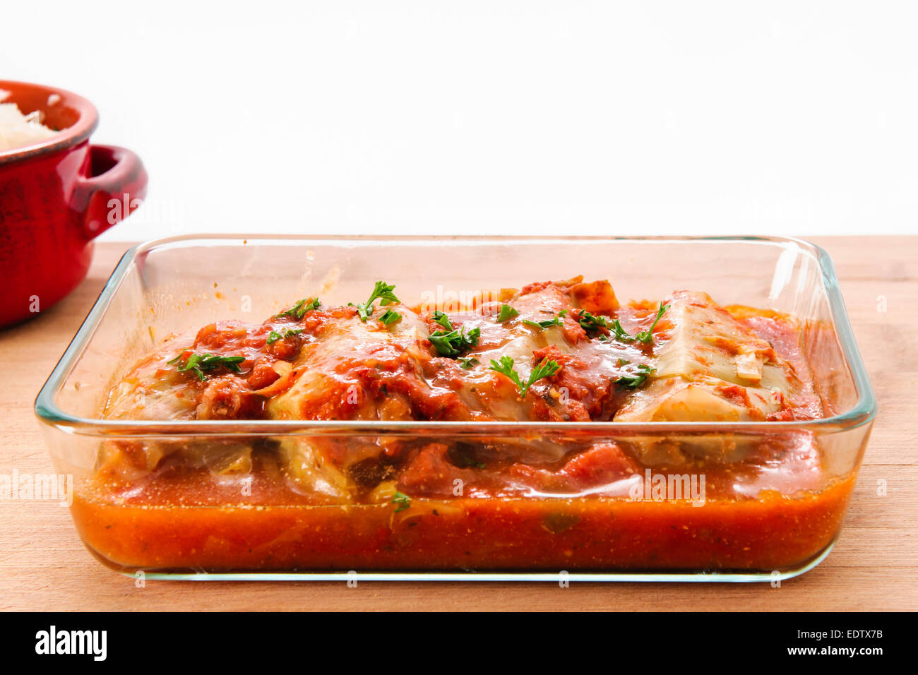 Authentic Homemade Polish cabbage rolls in tomato sauce Stock Photo Alamy