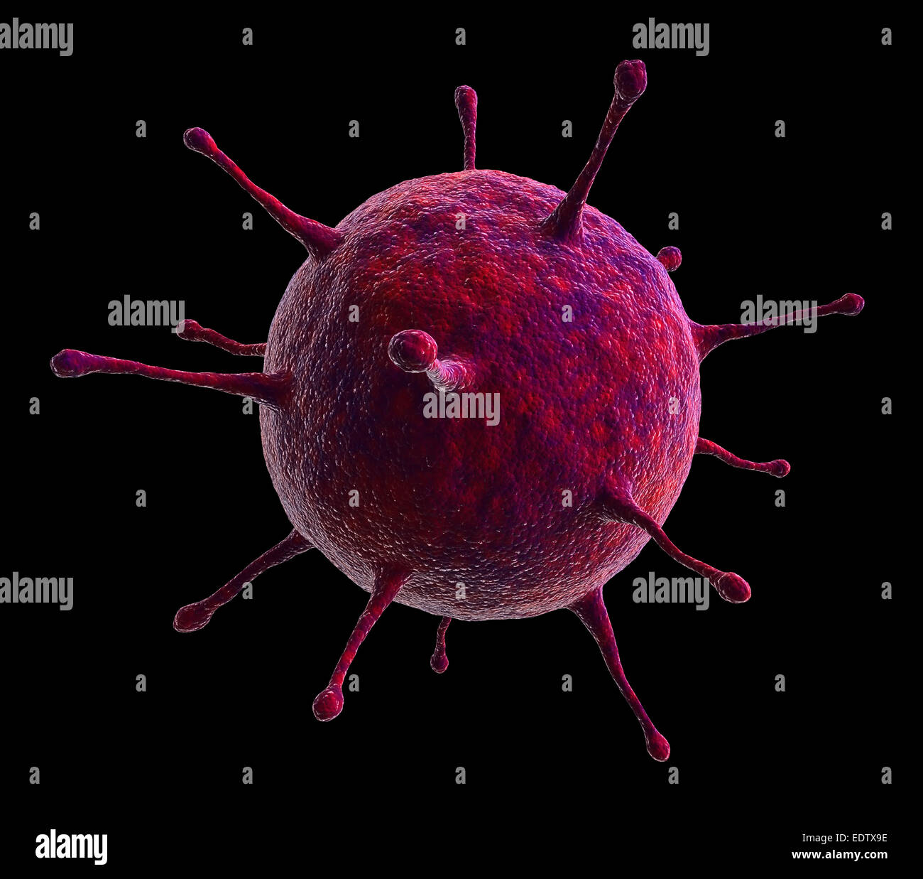 3d render of virus isolated over black background Stock Photo - Alamy