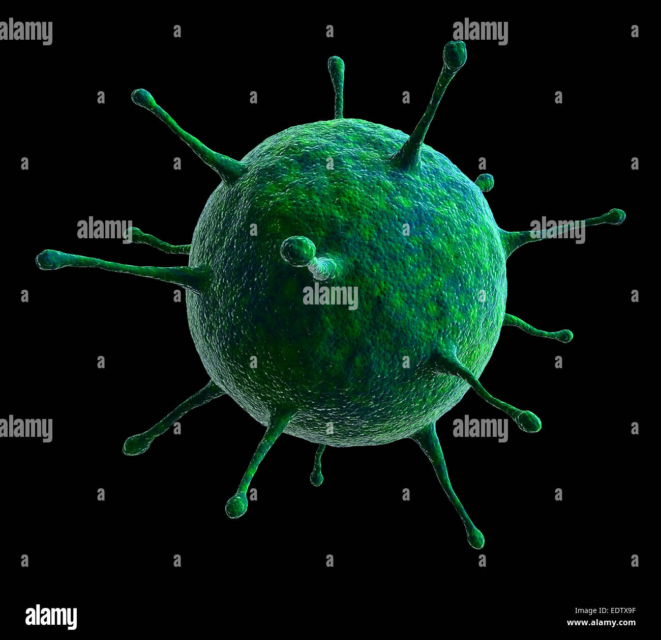 3d render of virus isolated over black background Stock Photo - Alamy