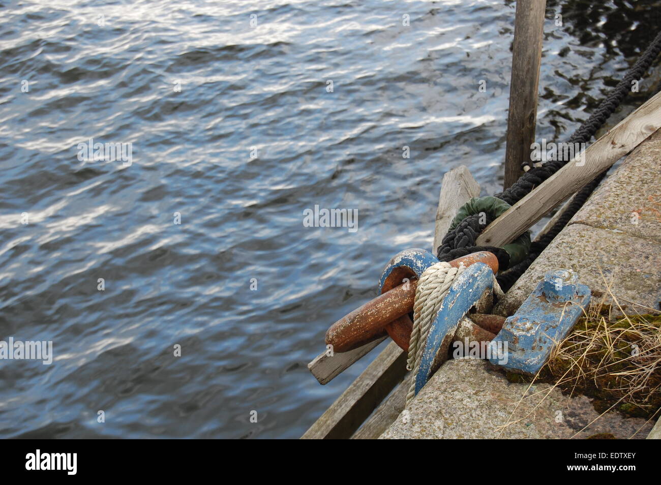 Mooring ring Stock Photo