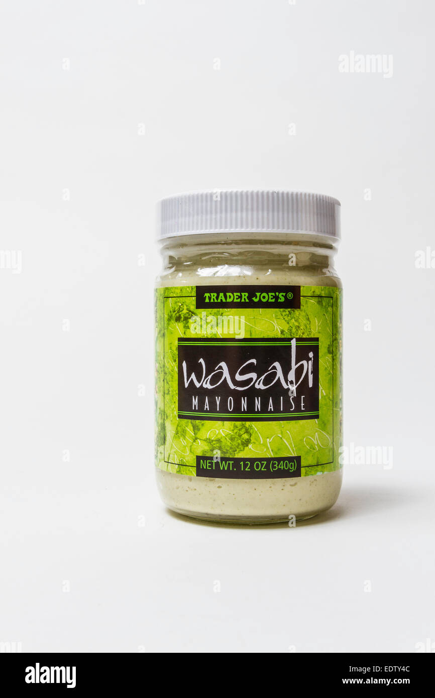 Trader Joes Wasabi mayonnaise Stock Photo Alamy