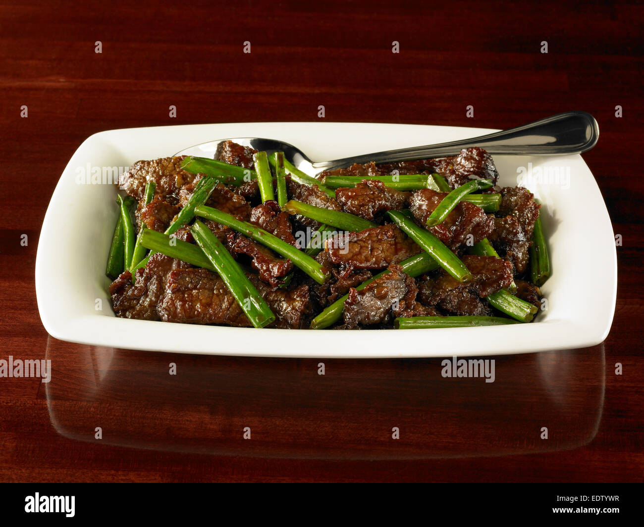 Mongolian Beef Stock Photo