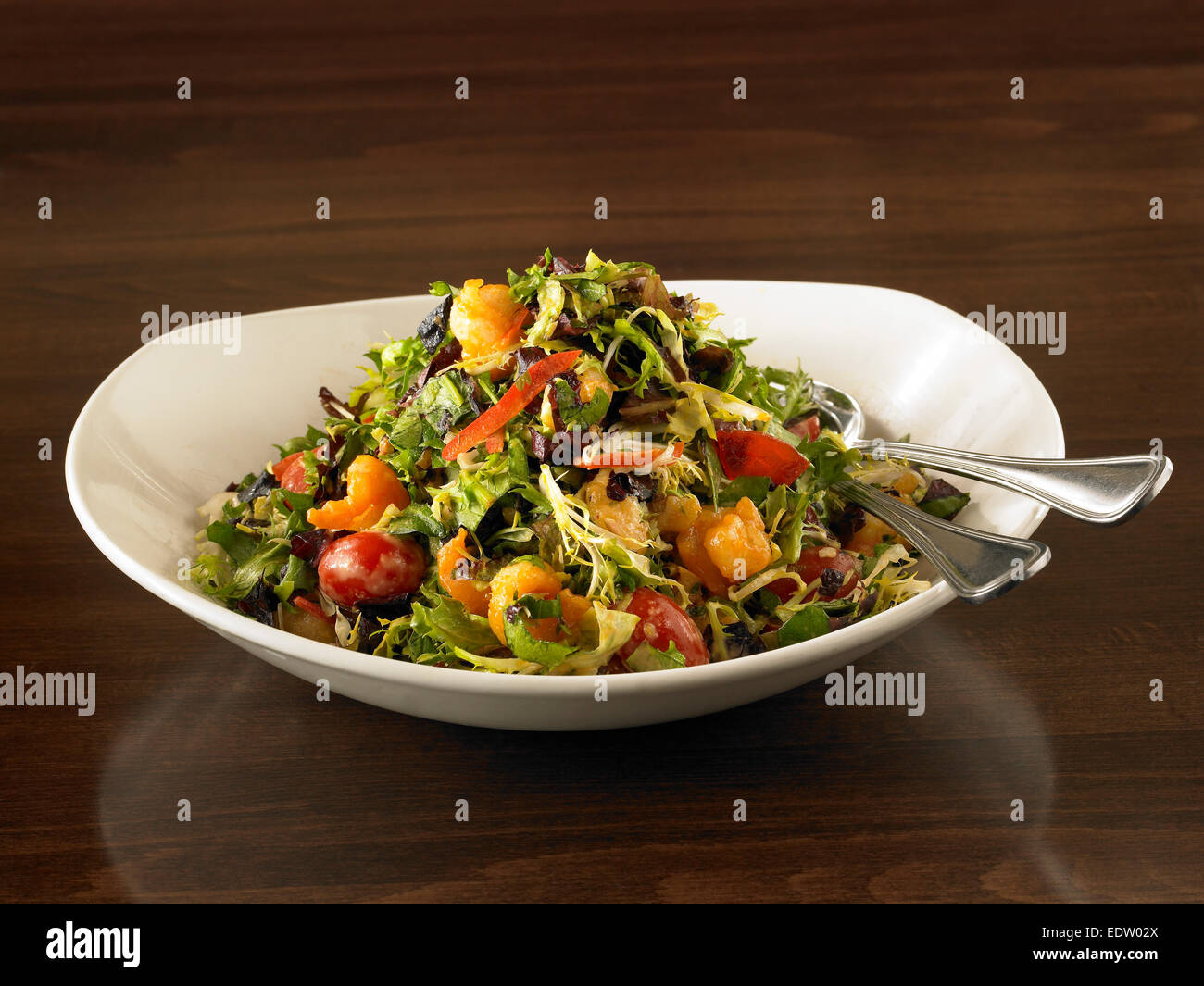 Shrimp salad Stock Photo