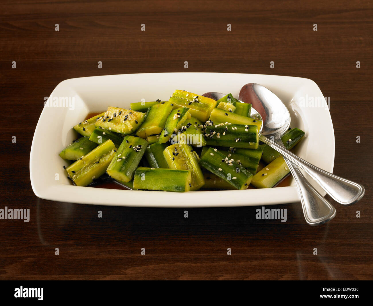 Asian cucumbers Stock Photo