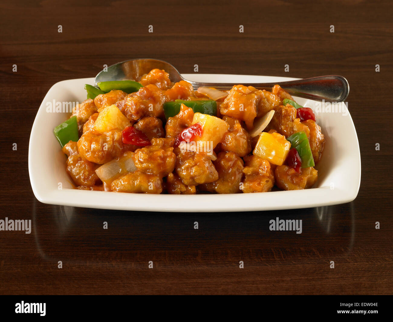Sweet and Sour Pork Stock Photo
