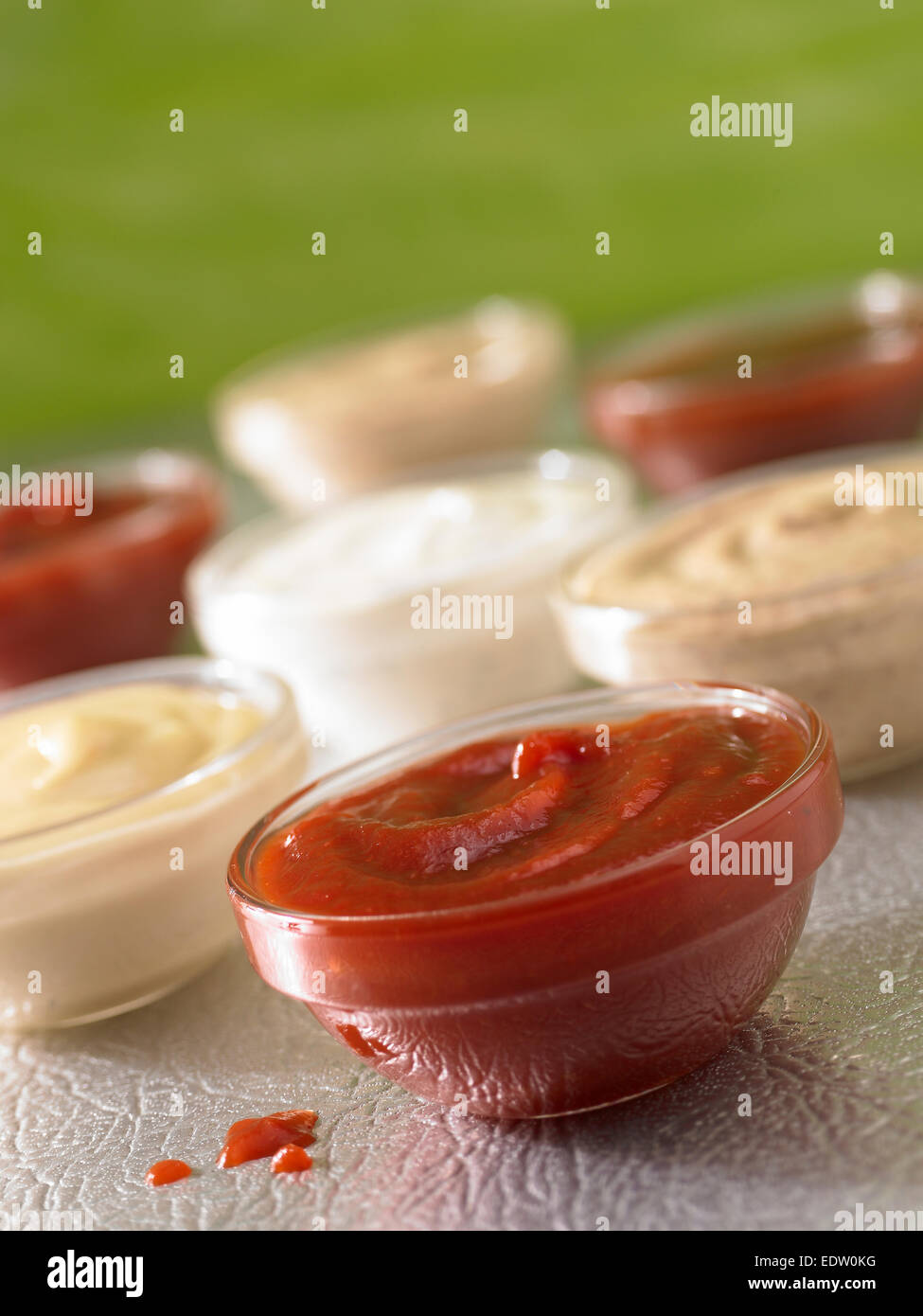 dipping sauces Stock Photo