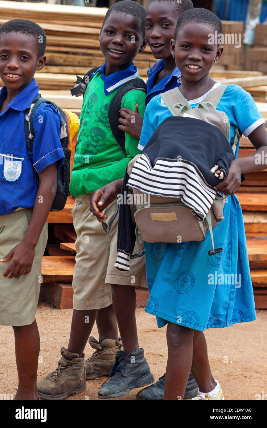 School children, Accra, Ghana, Africa Stock Photo Alamy