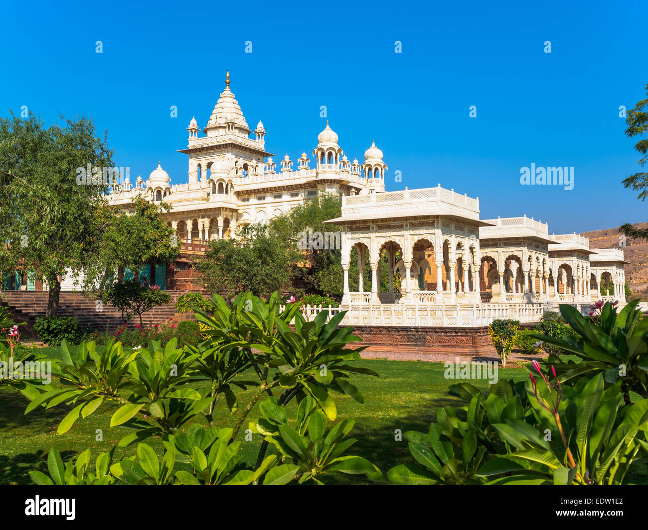 White Marble Memorial in Jodhpur, Rajasthan, India Stock Photo Alamy