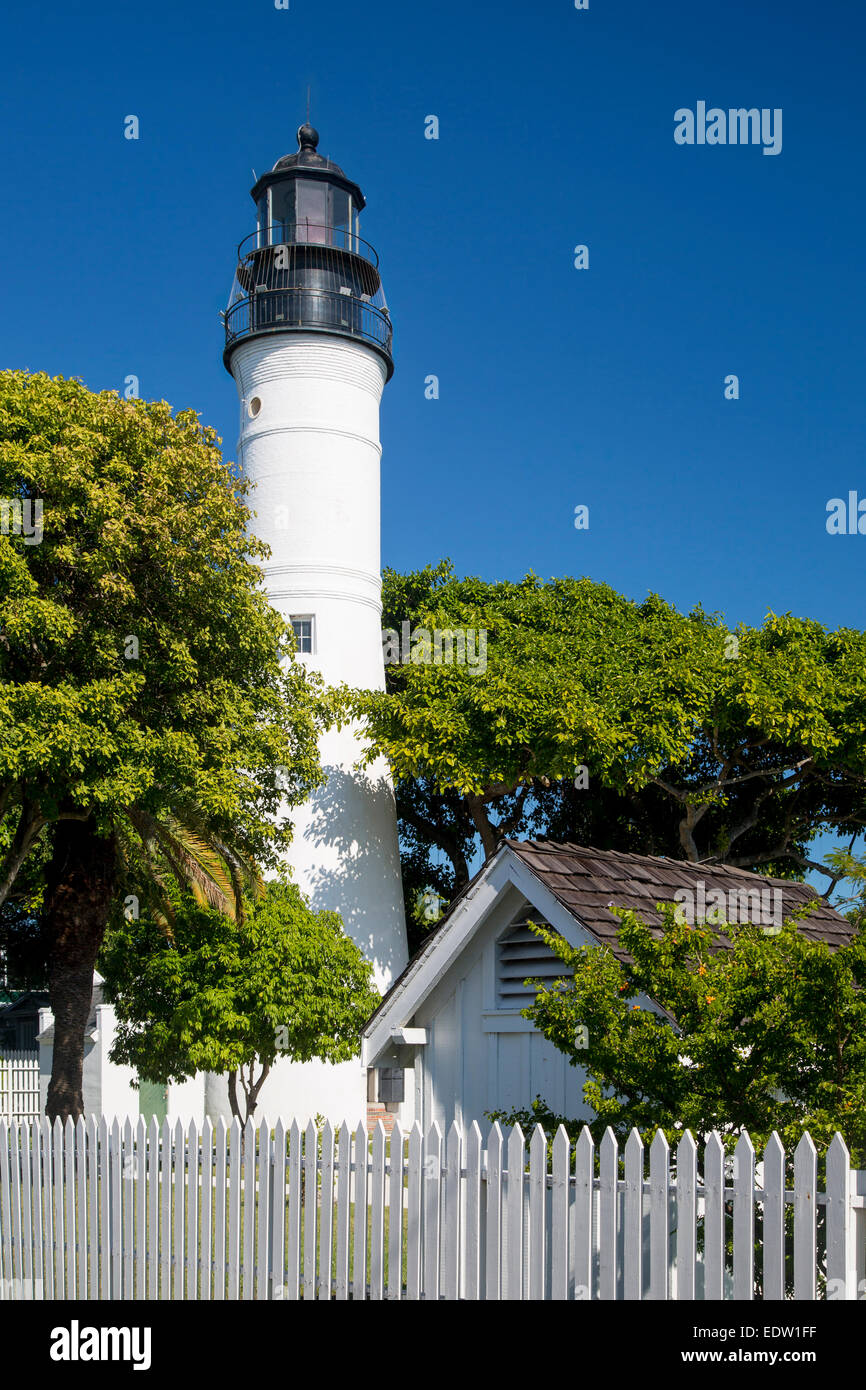 Key West Lighthouse, Key West, Florida, USA Stock Photo