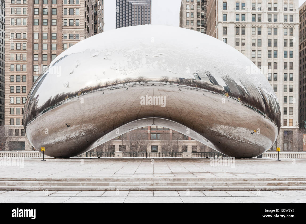 Chicago, Usa, 8 January 2015. The Windy City Continues To Endure The 