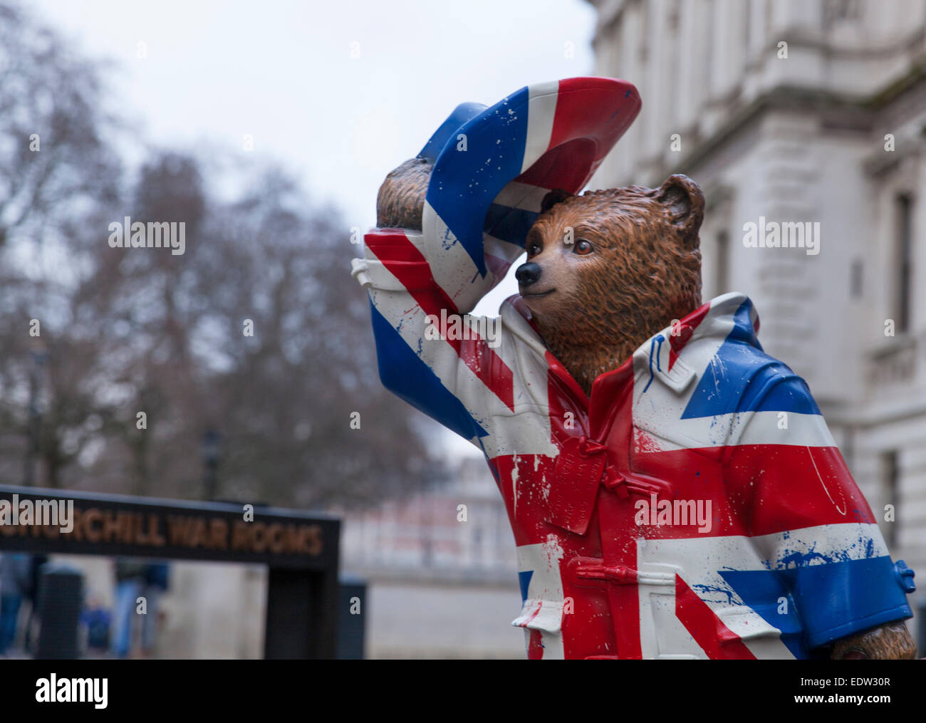 Paddington dans le sac Union Jack -  France