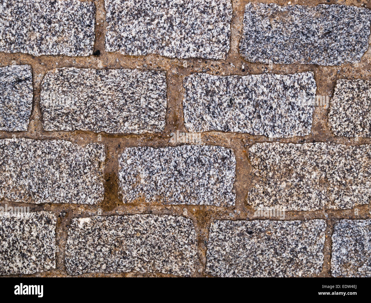 Cobble background. An abstraction in a street outdoors Stock Photo