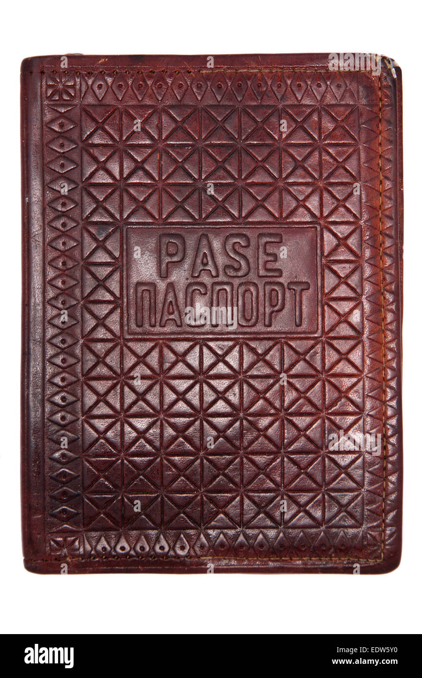 Passport cover Cut Out Stock Images & Pictures - Alamy