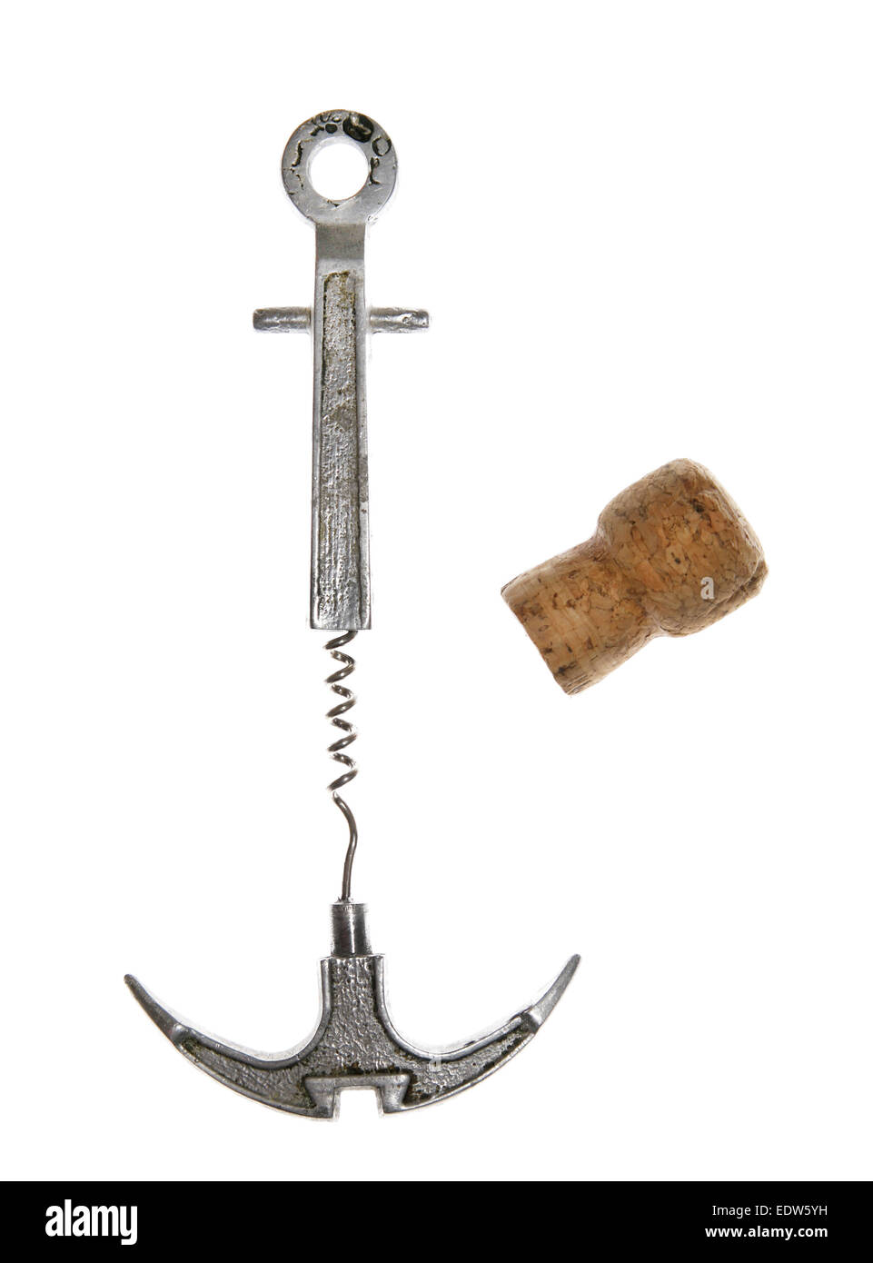 vintage corkscrew anchor Stock Photo Alamy