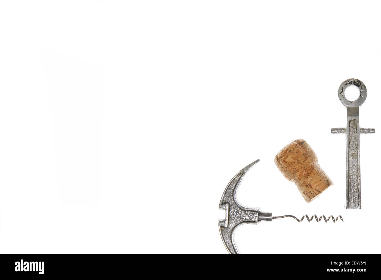 vintage corkscrew anchor Stock Photo Alamy