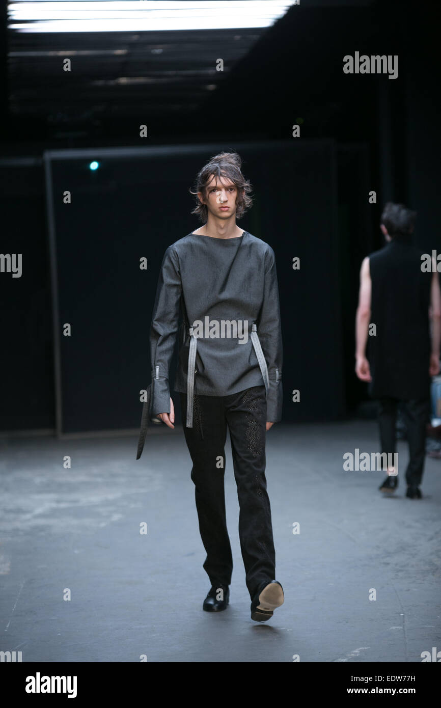 London, UK. 10 January 2015. The Lee Roach AW15 Catwalk Collection