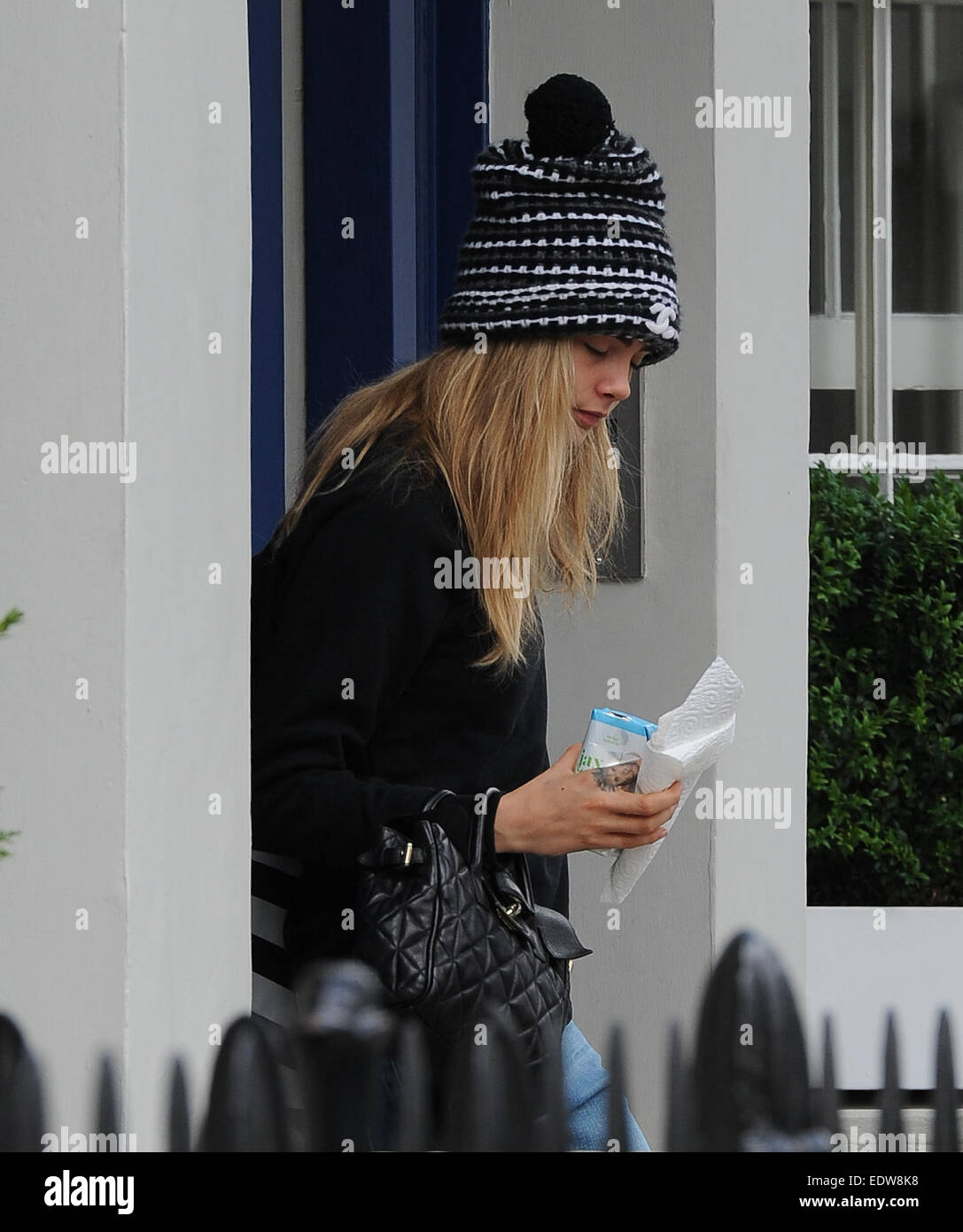 Cara Delevingne seen leaving her London 