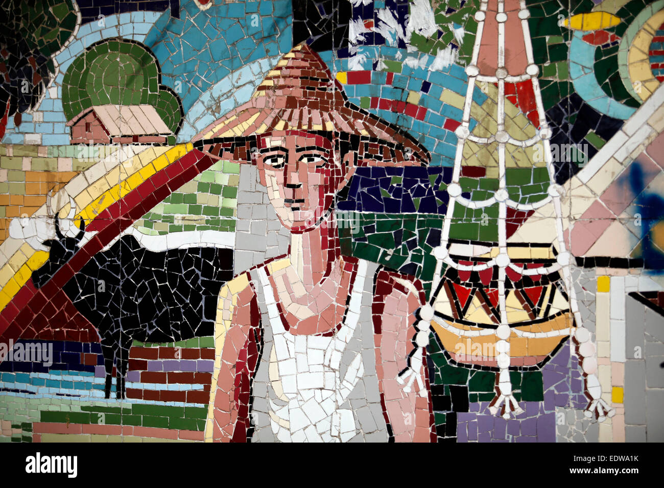 Wall paint . Dhaka 2015 Stock Photo Alamy