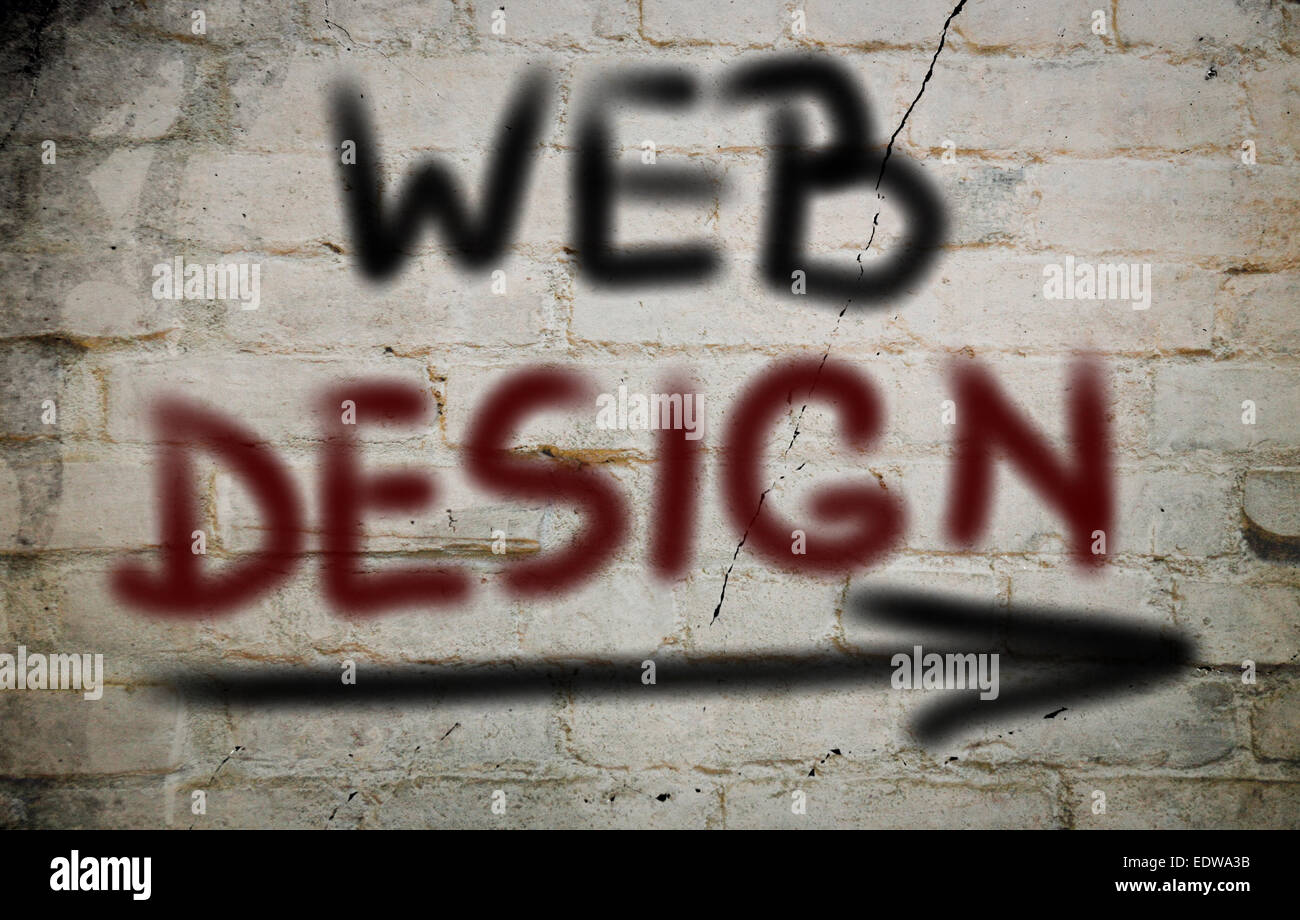Web Design Concept Stock Photo - Alamy