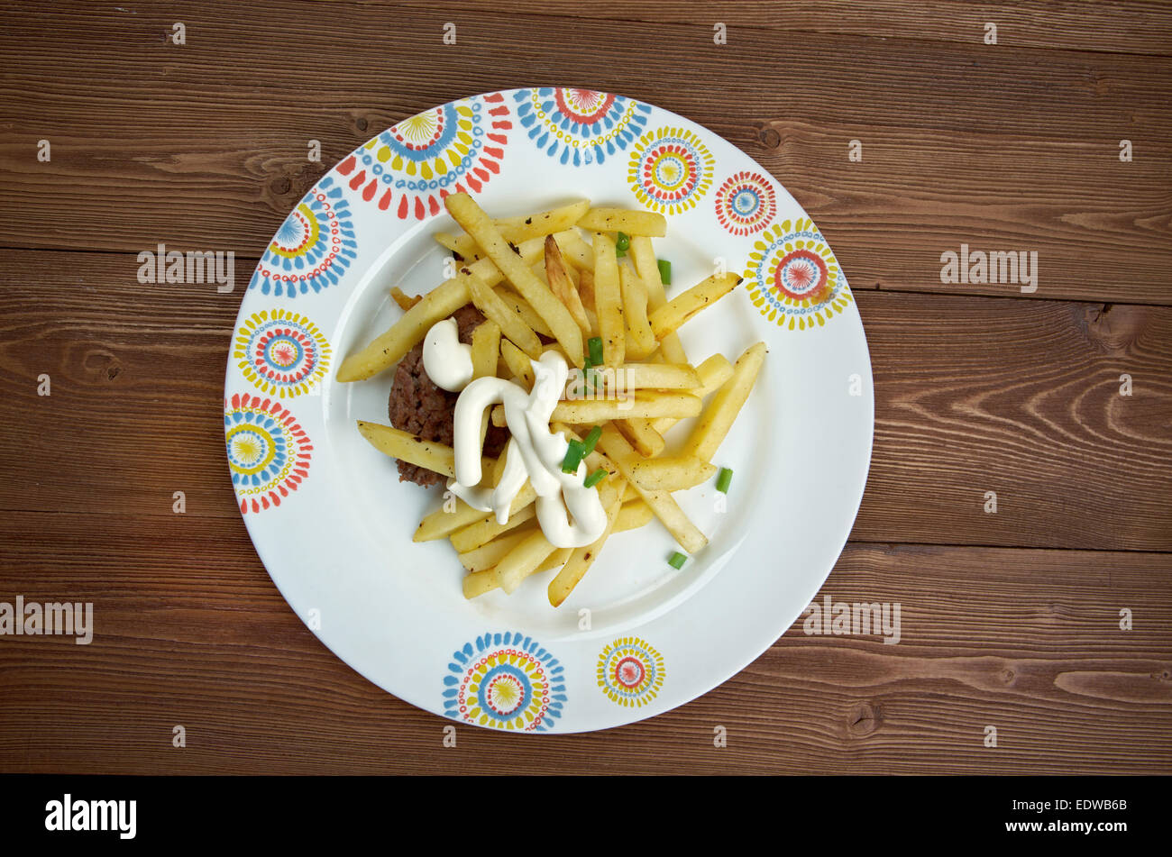 Horseshoe sandwich openfaced sandwich originating from Springfield