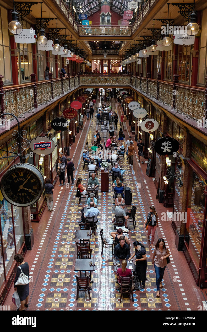 The Strand Arcade, Victorian Style Shopping Arcade in Sydney, Australia ...